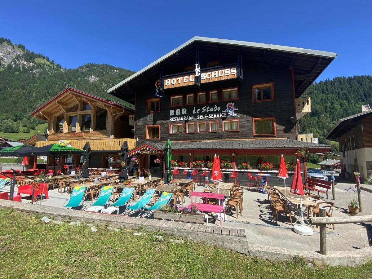 Le Schuss Hotell Châtel Exteriör bild