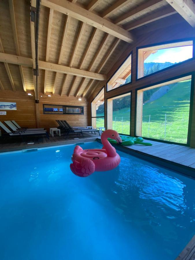 Le Schuss Hotell Châtel Exteriör bild