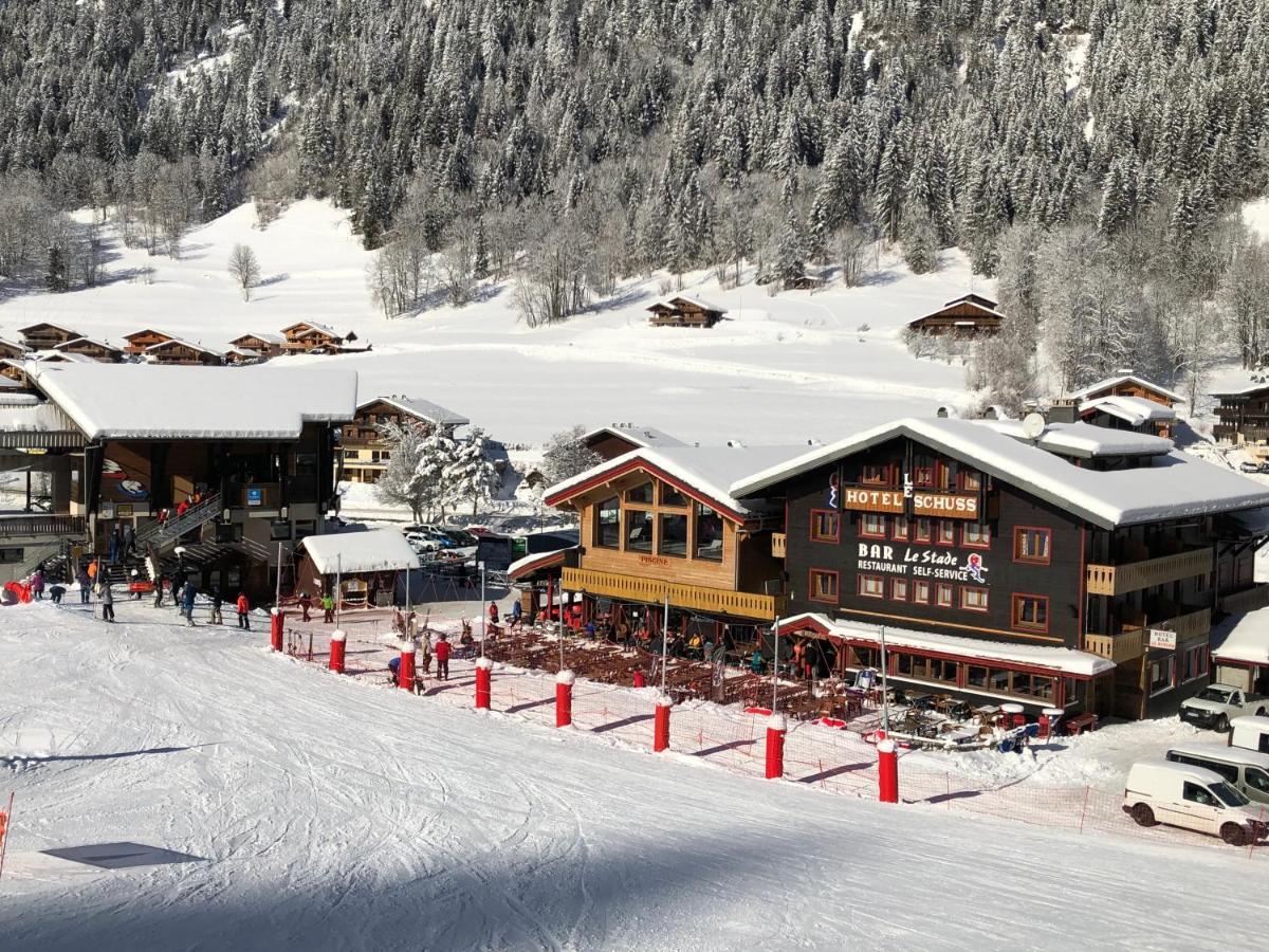 Le Schuss Hotell Châtel Exteriör bild